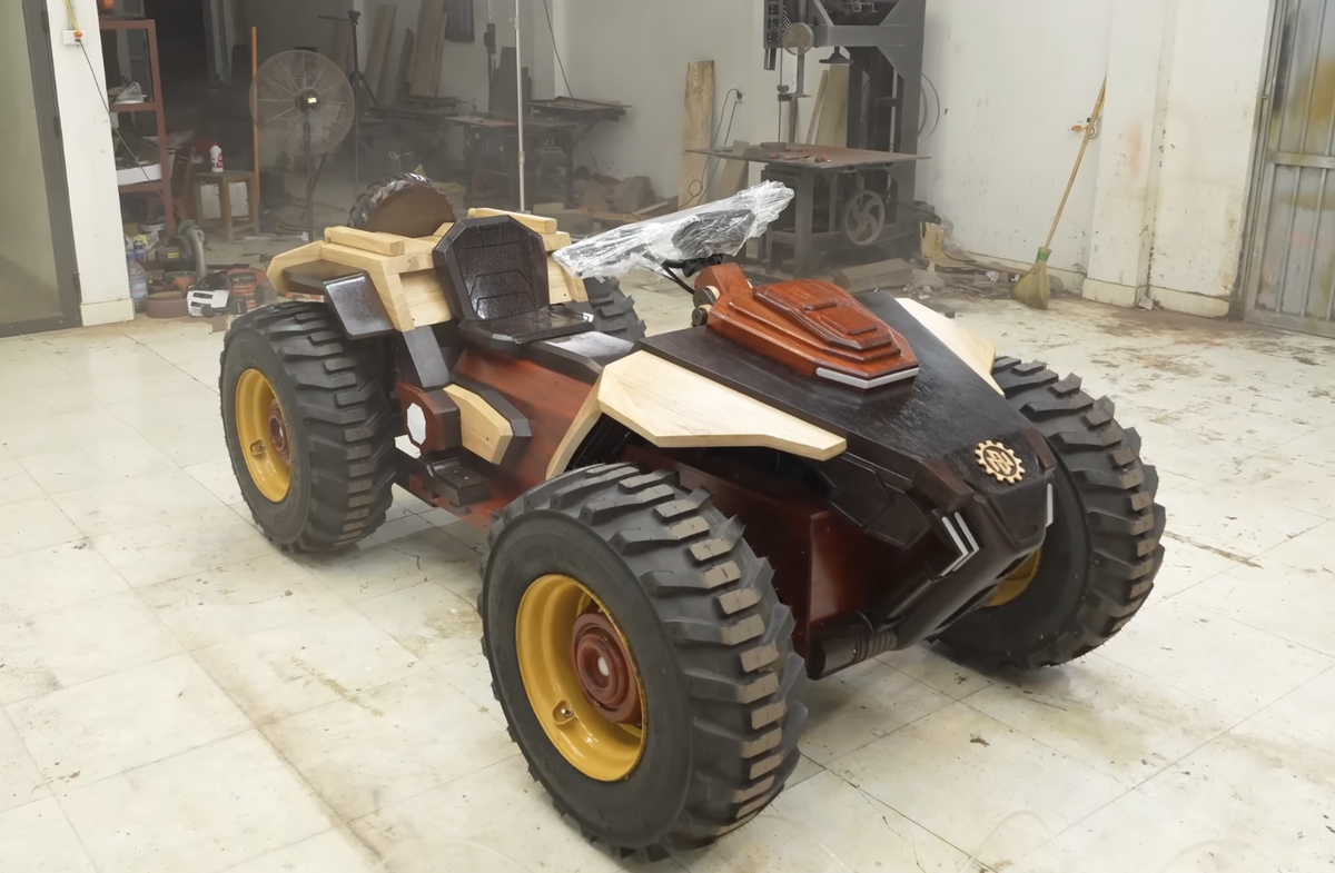 Khám Phá Chiếc ATV Bằng Gỗ Độc Đáo Của Thợ Mộc Việt Nam