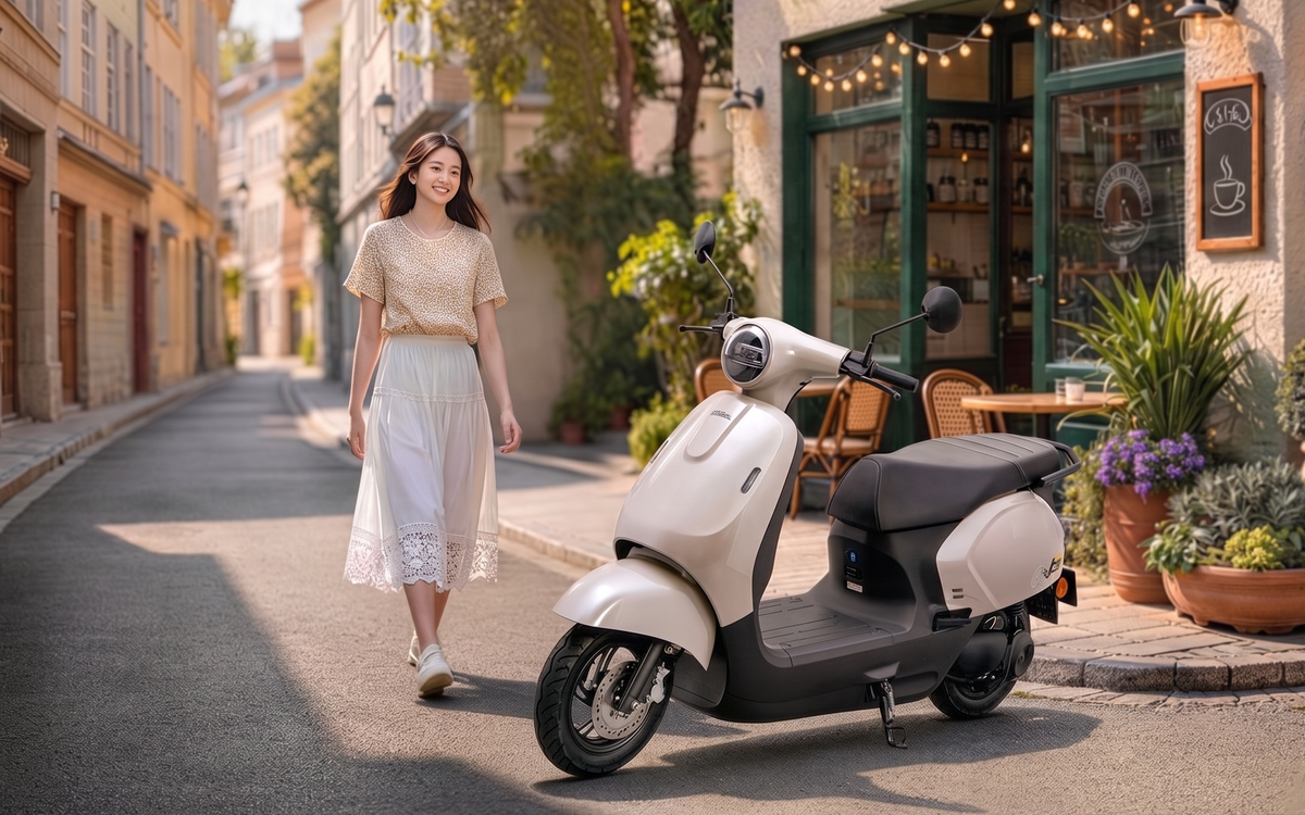 Wuyang-Honda UQ3: Xe Máy Điện Cổ Điển Giá Bình Dân Gây Chấn Động Thị Trường