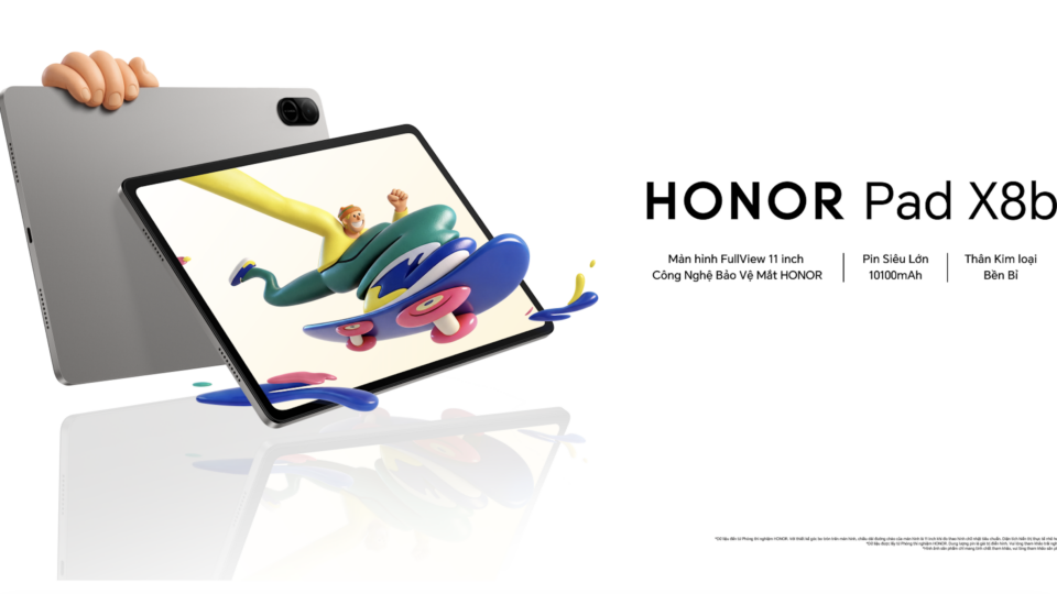 Khám Phá HONOR Pad X8b: Máy Tính Bảng Siêu Mỏng Với Pin Khủng