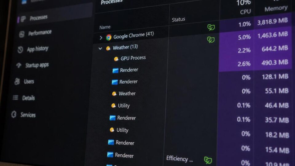 Ứng Dụng Thời Tiết Trên Windows 11: Nguyên Nhân Ngốn Tài Nguyên Đáng Kể