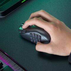 Naga V3 Pro: Chuột MMO tùy chỉnh với 3 mặt hông, sensor 50K và 23 nút