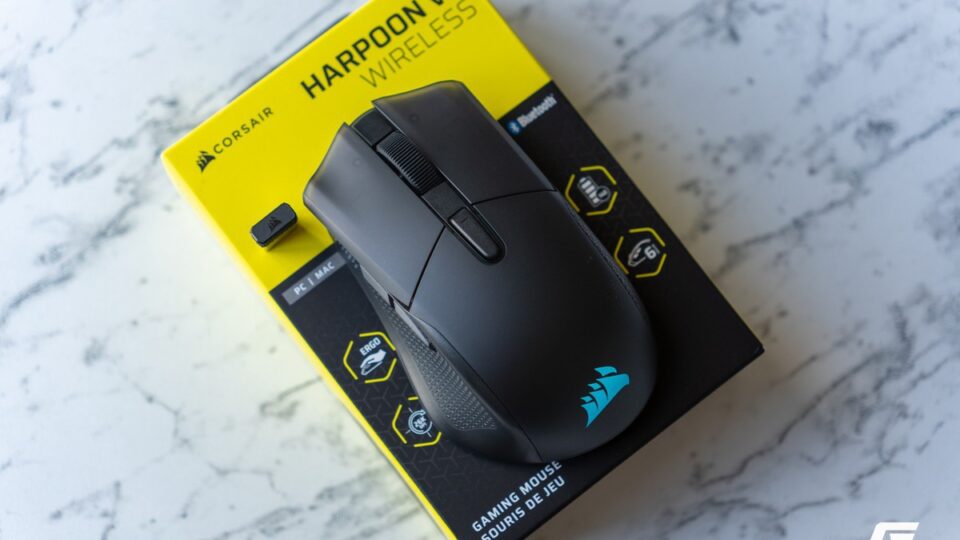 Corsair Harpoon v2 Wireless: Nhẹ, công thái và nâng cấp cảm biến Marksman 26K