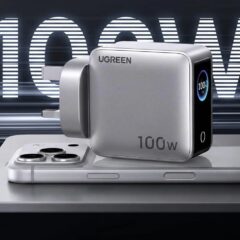 Ugreen Nexode Pro 100W: Bộ sạc GaN có màn hình thông minh cho góc làm việc nhiều thiết bị