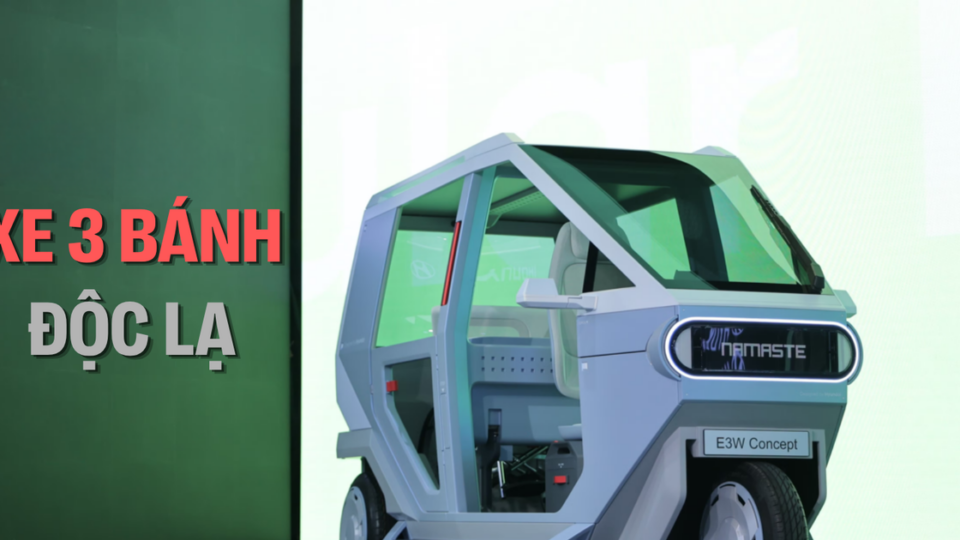 Hyundai E3W: Xe điện ba bánh dễ tùy biến cho thị trường châu Á và châu Phi