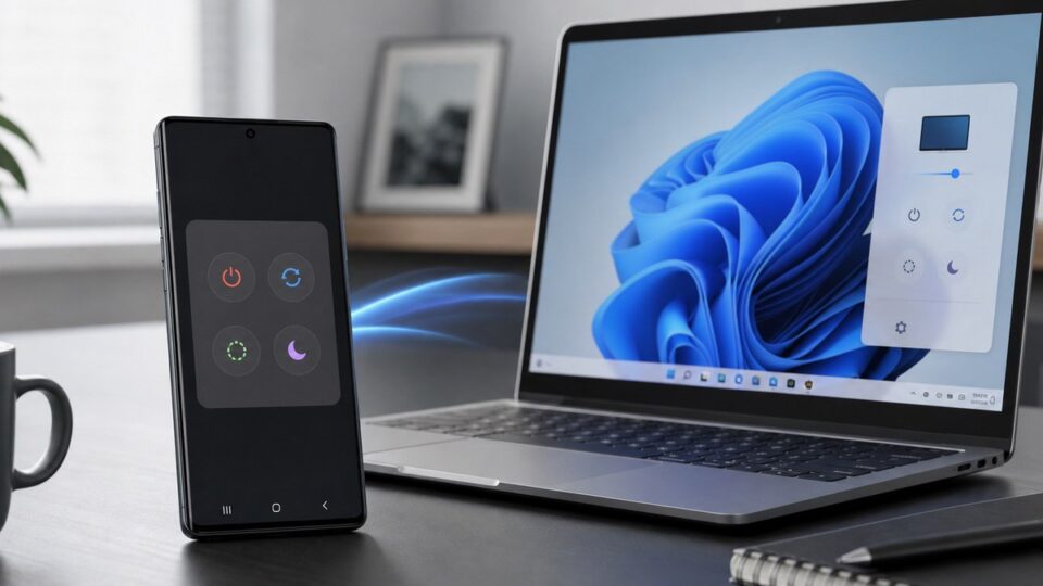 Điều khiển nguồn máy tính từ Android: Microsoft thử nghiệm tắt, khởi động và cập nhật Windows 11