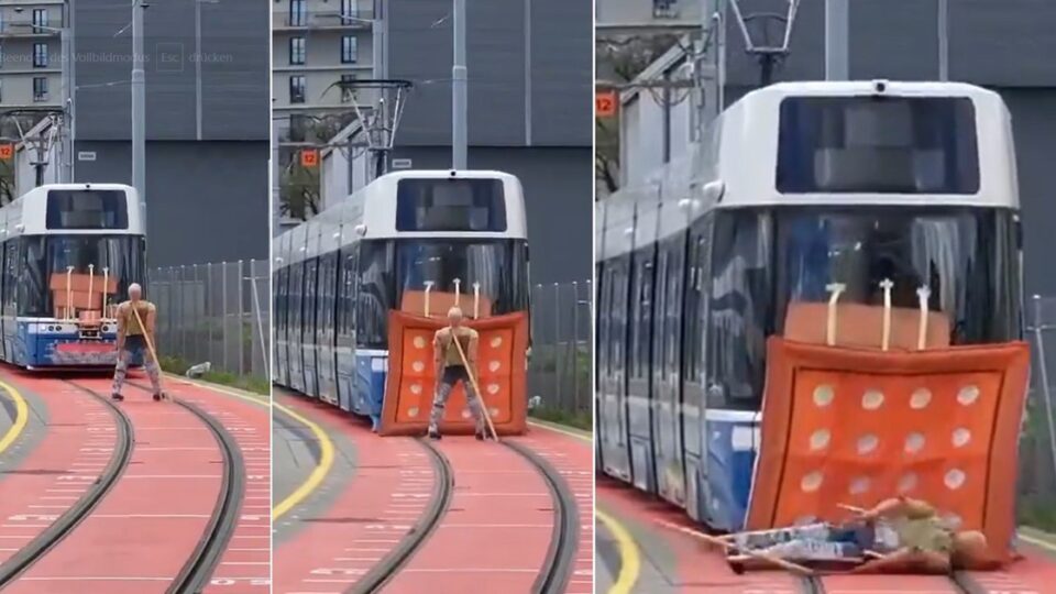 Túi khí gắn ngoài cho tàu điện: ý tưởng của VBZ nhằm giảm tai nạn đường ray