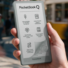 PocketBook Q: chiếc máy đọc sách bỏ túi với màn E Ink 5,84 inch và pin nhiều tuần