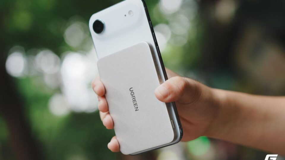 UGREEN Ultra‑Slim: pin dự phòng MagSafe mỏng, sạc không dây 15W cho iPhone