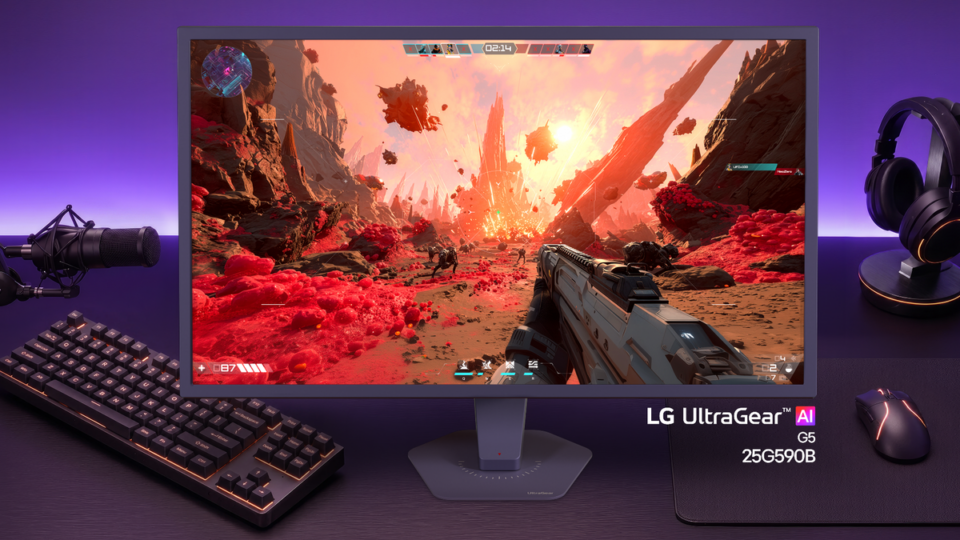 LG UltraGear 25G590B: Màn hình 1000Hz dành cho game thủ chuyên nghiệp