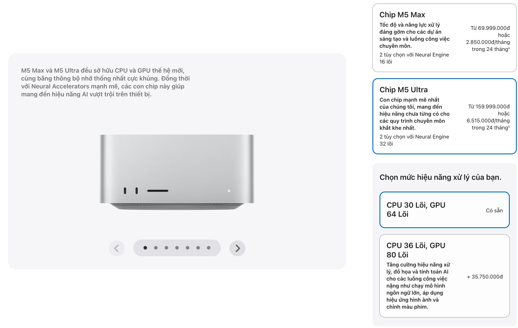 Mac Studio mới ra mắt với M5 Max và M5 Ultra: “Quái vật hiệu năng” với chip mạnh nhất Apple từng tạo ra, có thể ghép bốn máy thành cụm AI, giá từ 69,9 và 159,9 triệu - Ảnh 5.