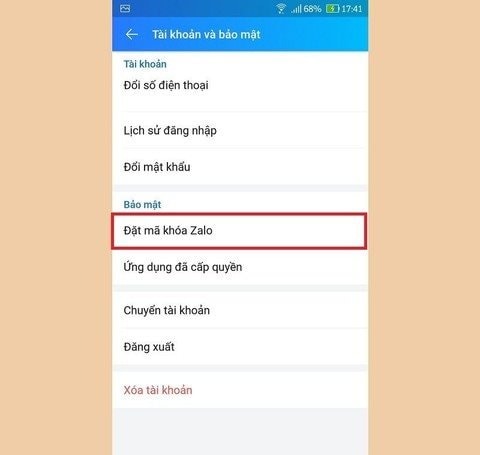 Các bước thiết lập mã khóa Các bước thiết lập mã khóa