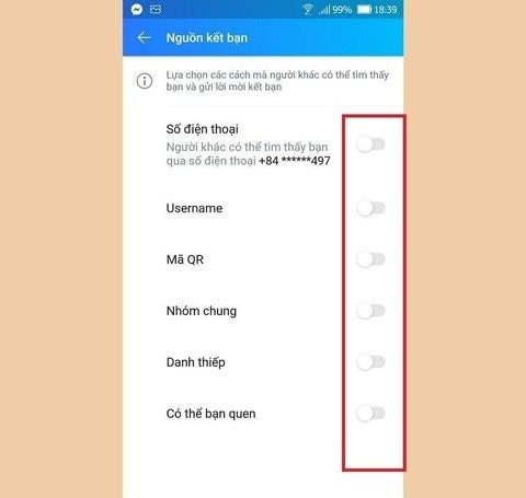 Kiểm soát nguồn kết bạn trên Zalo Kiểm soát nguồn kết bạn trên Zalo