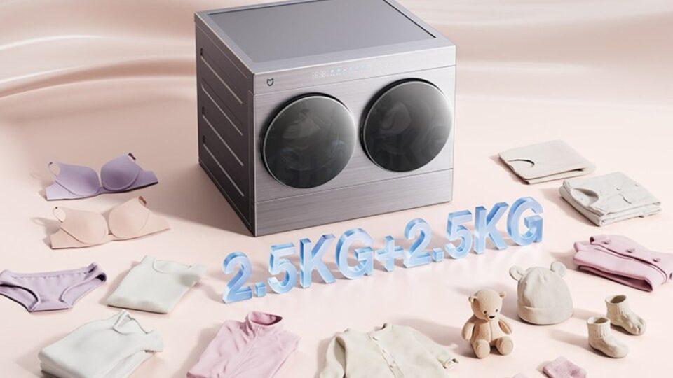 Mijia 5kg — máy giặt sấy mini hai lồng tách rời cho giặt phân loại tại nhà