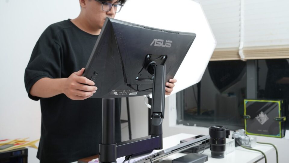 HyperWork P1 Single: lựa chọn arm màn hình giá rẻ cho bộ máy 24–27 inch