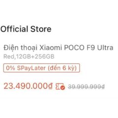 POCO F9 Ultra chính hãng về Việt Nam: hiệu năng hàng đầu, pin 8.050mAh và ưu đãi sâu