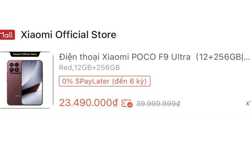 POCO F9 Ultra chính hãng về Việt Nam: hiệu năng hàng đầu, pin 8.050mAh và ưu đãi sâu